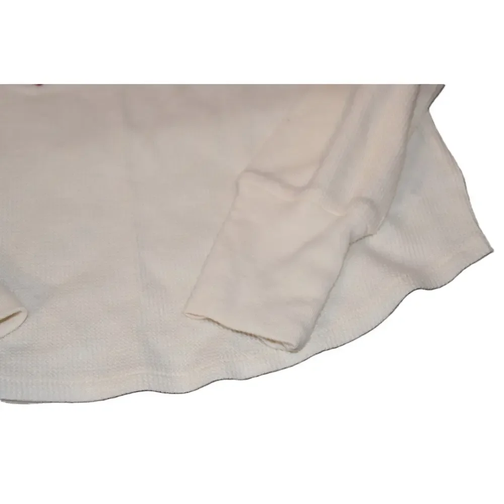 Gap Kids, Long Sleeve Thermal Printed Shirt, White with Hearts, XXL 14/16, VGU